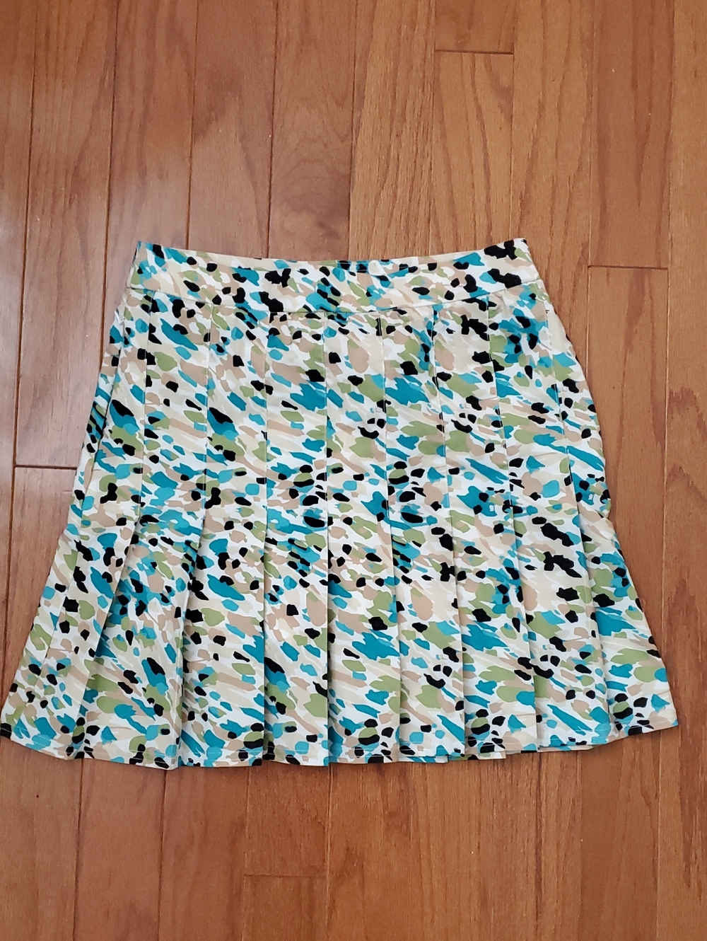 Chico’s Zenergy Golf Skort Skirt Size 000 (US 0)  White Blue Pockets Tennis